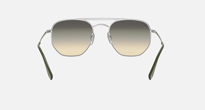 RB3609 Sunglasses in Silver and Green Gradient Mirror 