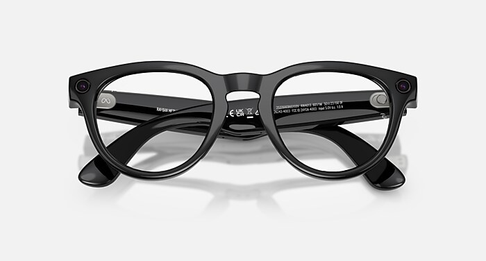 Mecthemeliyun2125ページ RAY-BAN | META HEADLINER Sunglasses in Black and Clear