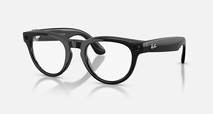 New Ray-Ban Meta AI Glasses Black Frame Green Lenses