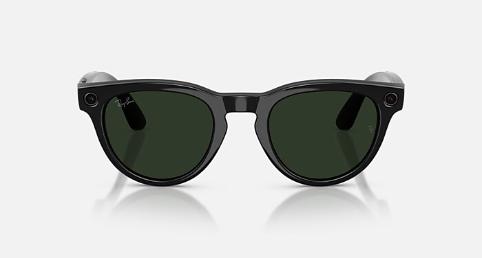 マリページ RAY-BAN | META HEADLINER Sunglasses in Black and Clear