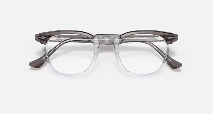 HAWKEYE OPTICS Eyeglasses with Grey On Transparent Frame