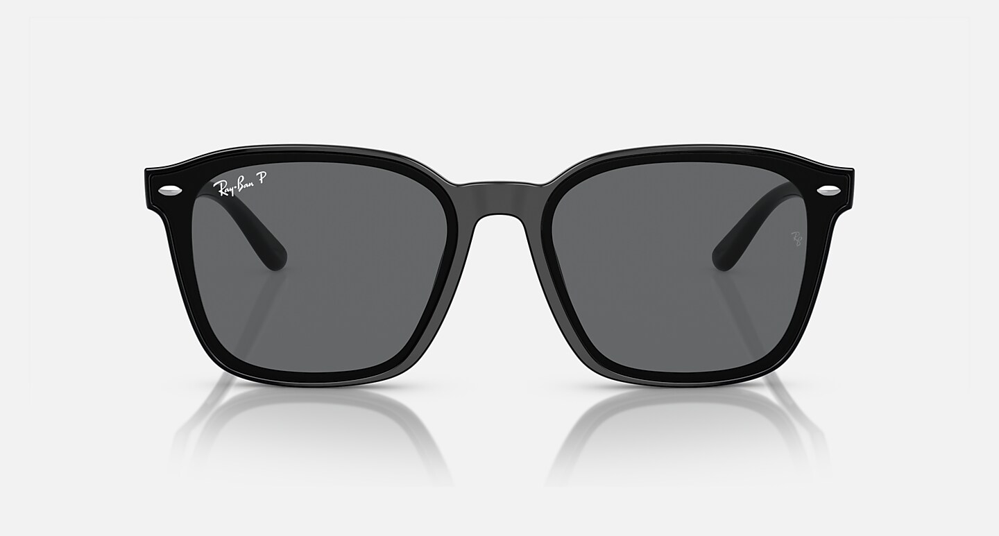 Ray-Ban Sunglasses Unisex Rb4392d - Black Frame Grey Lenses 66-17 Polarized