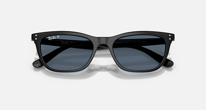 RB4474D Sunglasses in Black and Blue Polarized - RB4474D  display picture 1
