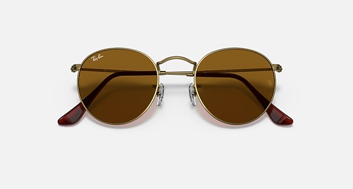 レイバン公式ストア】 Ray-Ban® ROUND METAL ANTIQUED サングラス  