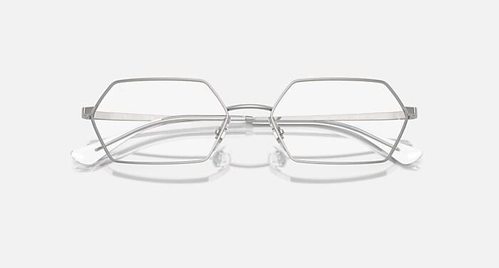 Ray-Ban / YEVI OPTICS /メガネ/--/チタン/シルバー/クリア/メンズ/RB6528 YEVI OPTICS Eyeglasses with Silver Frame - RB6528 | Ray-Ban® US