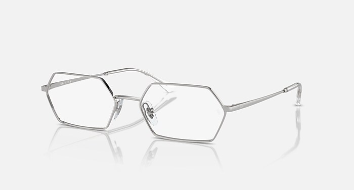 レイバン公式ストア】 Ray-Ban® YEVI OPTICS メガネ | シルバー  