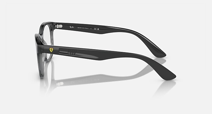 Ray-Ban Eyeglasses Unisex Rb7231m Optics Scuderia Ferrari Collection - Black Frame Demo Lens Lenses 52-19 Polarized