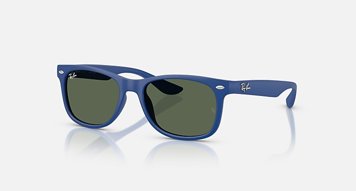 NEW WAYFARER KIDS Sunglasses in Rubber Blue and Dark Green