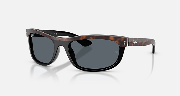 BALORAMA STREET NEAT Sunglasses in Havana On Black and Blue