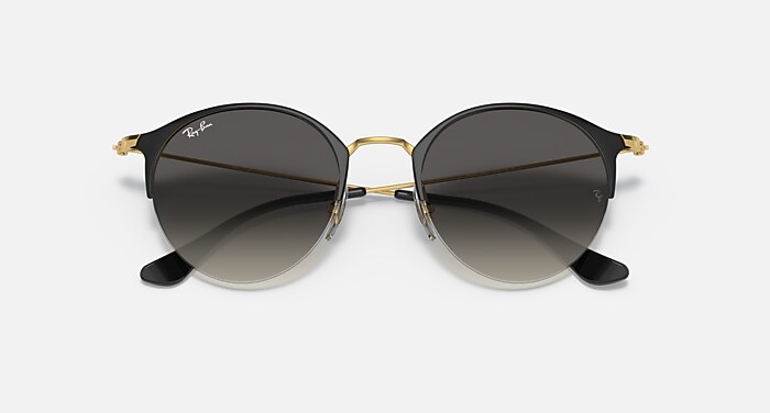 RB3578 Sunglasses in Black On Gold and Grey Gradient 