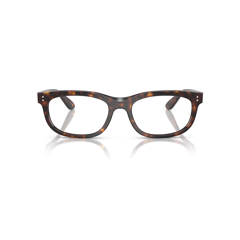Ray Ban Balorette Optics Eyeglasses Havana Frame Clear Lenses Polarized 54-18 In Havana