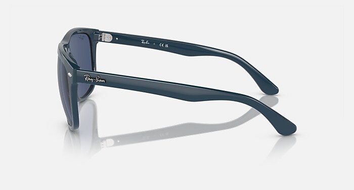 Ray-Ban Sunglasses Man Boyfriend - Dark Blue Frame Blue Lenses 60-15