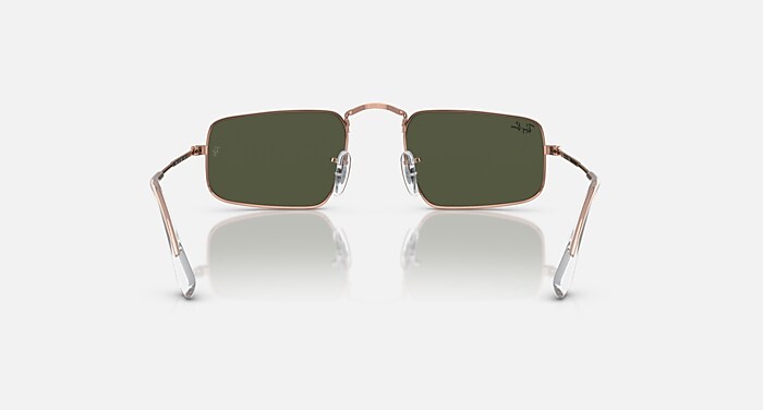 JULIE ROSE GOLD Sunglasses in Rose Gold and Green - RB3957 | Ray