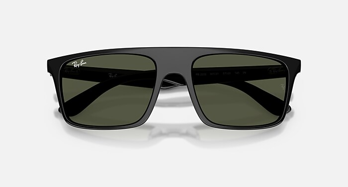 Ray-Ban Sunglasses Unisex Rb2222 - Black Frame Green Lenses 55-20