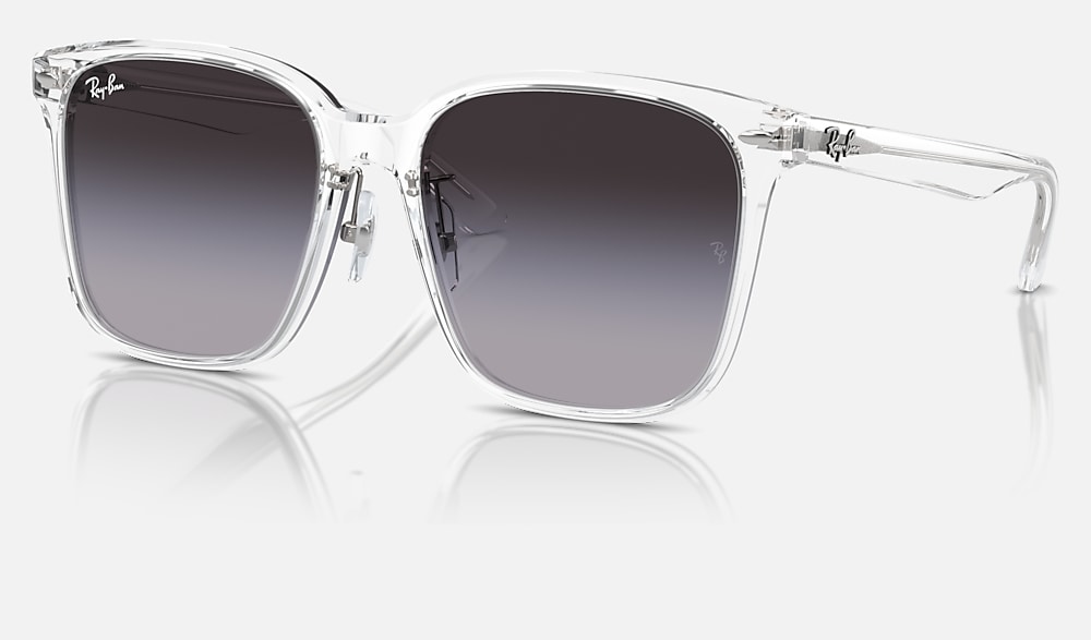Ray-Ban RB2206D サングラス クリア RB2206D Sunglasses in Transparent and Grey & Blue - RB2206D
