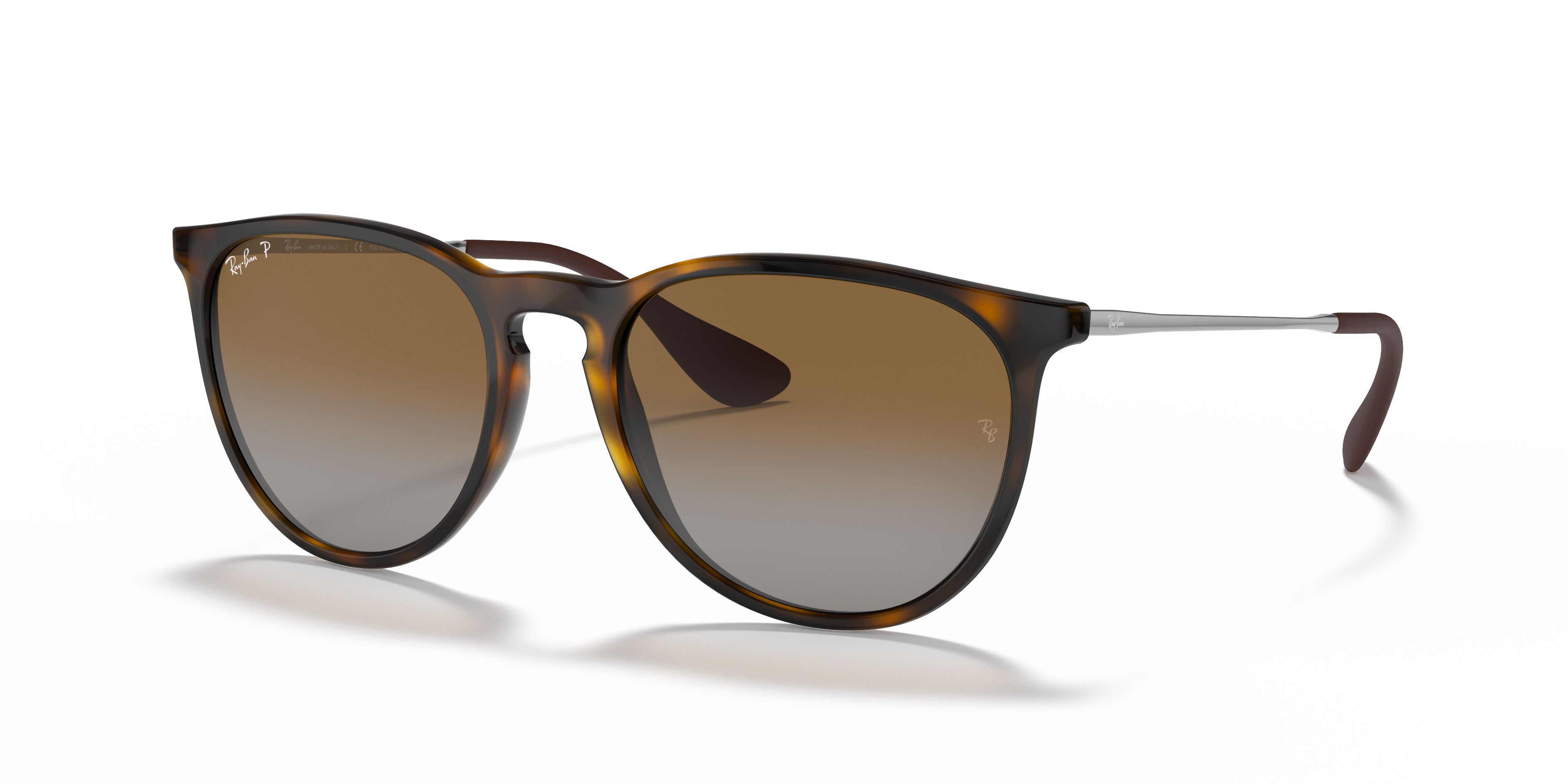 ERIKA CLASSIC Polished Light Havana Frame Brown Lenses 54-18