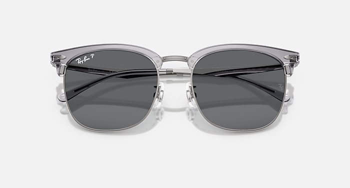 Ray-Ban Sunglasses Unisex Rb4418d - Gunmetal Frame Grey Lenses 56-19 Polarized