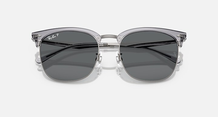 Ray-Ban Sunglasses Unisex Rb4418d - Gunmetal Frame Grey Lenses 56-19 Polarized