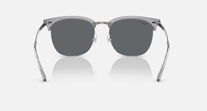 Ray-Ban Sunglasses Unisex Rb4418d - Gunmetal Frame Grey Lenses 56-19 Polarized