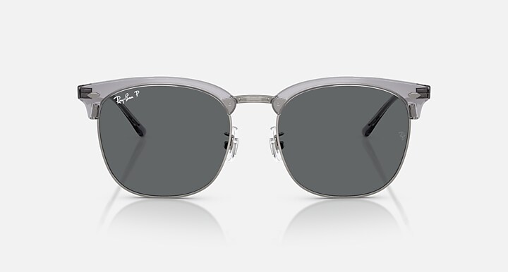 Ray-Ban Sunglasses Unisex Rb4418d - Gunmetal Frame Grey Lenses 56-19 Polarized