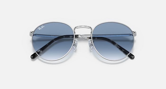 Ray-Ban Sunglasses Unisex New Round - Gold Frame Silver Lenses 50-21 Polarized