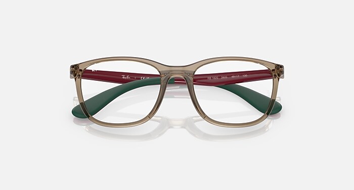 Ray-Ban Eyeglasses Children Rb1620 Optics Kids Prescription - Blue On Orange Frame Clear Lenses 48-17 Polarized