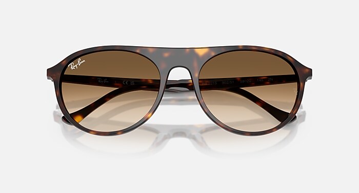 Ray-Ban Sunglasses Unisex Rb2215 - Havana Frame Brown Lenses 59-20