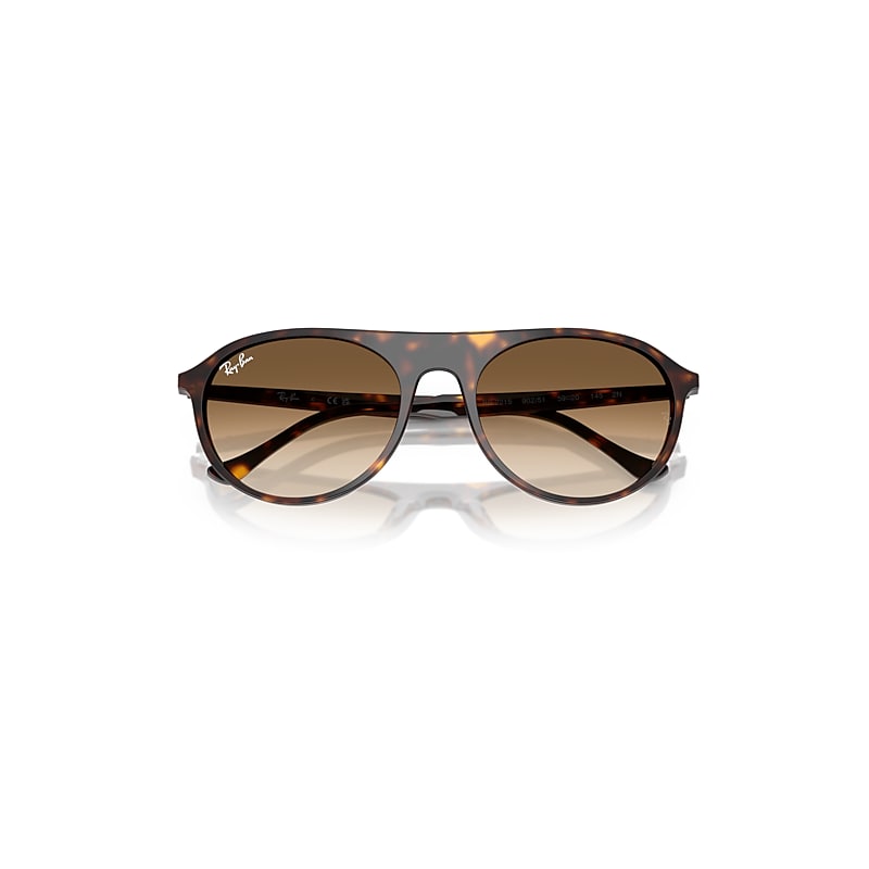Ray Ban Rb2215 Sunglasses Havana Frame Brown Lenses 59-20 In Havana