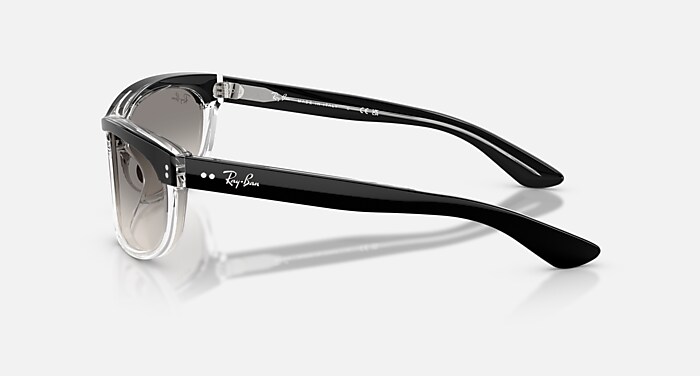 Ray-Ban Sunglasses Unisex Balorama Street Neat - Grey On Black Frame Black Lenses 62-19 Polarized