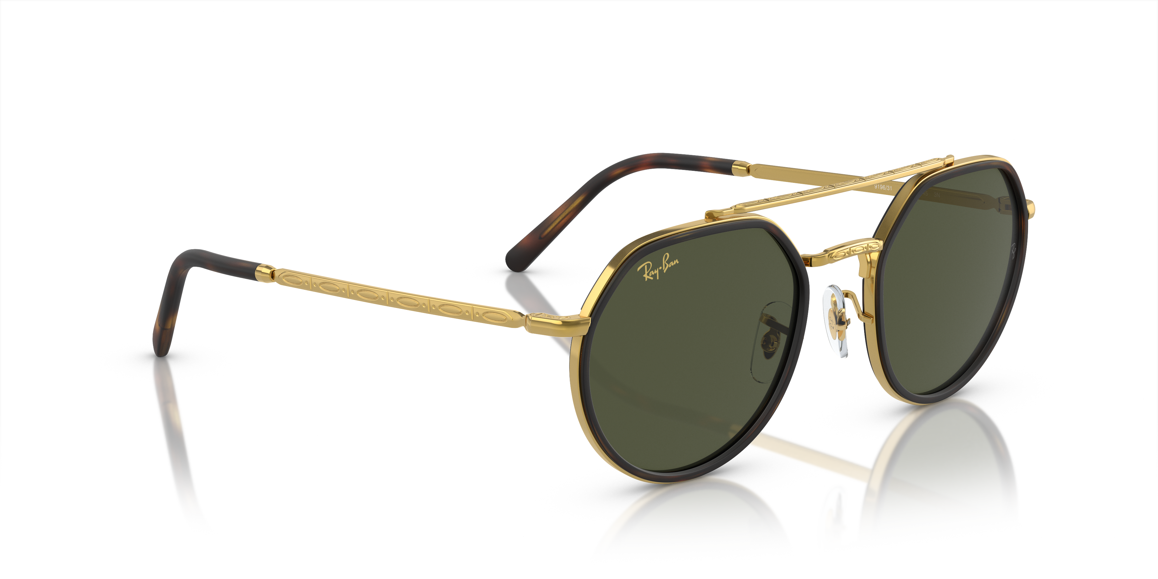 【関税込み】Ray-Ban ゴールド RB3765 サングラス RB3765 Sunglasses in Legend Gold and Green - RB3765 | Ray
