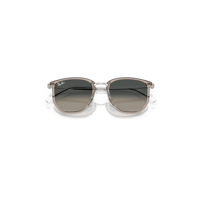 Ray Ban Rb4451 Sunglasses Silver Frame Grey Lenses 50-20 In Silver