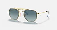 RayBan Arista 金 蓝色渐变 渐变