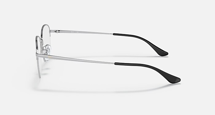 RB6458 OPTICS Eyeglasses with Black On Silver Frame