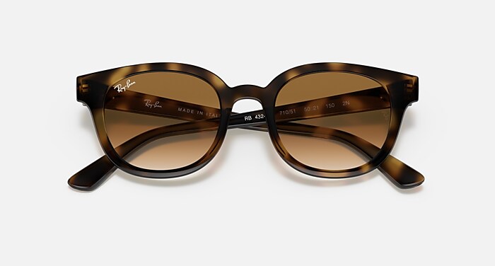 RB4324 Sunglasses in Light Havana and Light Brown Gradient