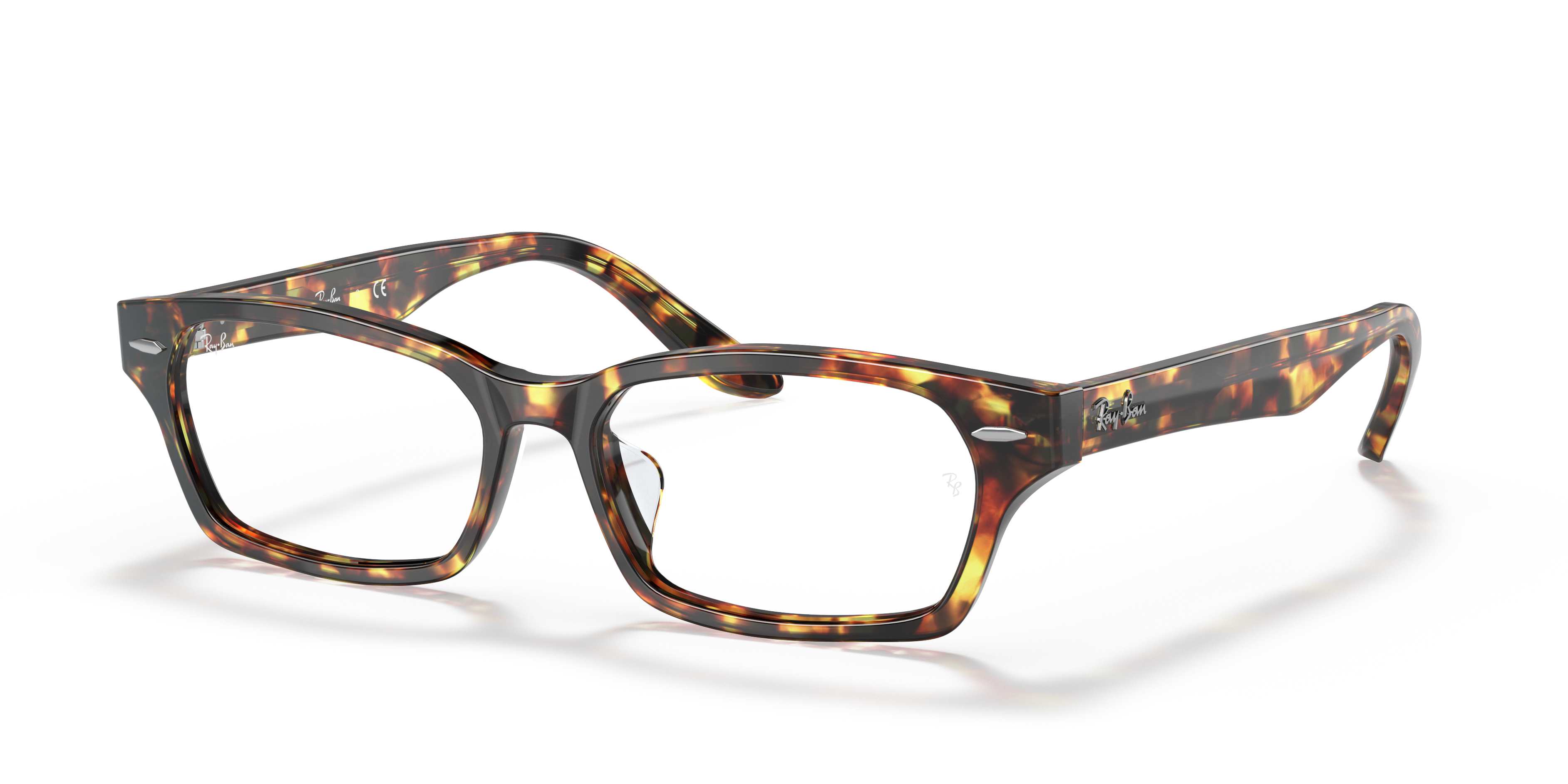 RB5344 OPTICS Polished Havana Frame Demo Lens Lenses 55-16