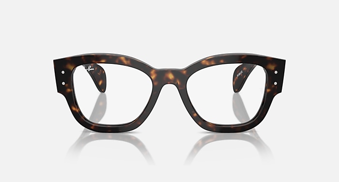 Ray-Ban Eyeglasses Unisex Jorge Optics - Havana Frame Clear Lenses 52-20 Polarized