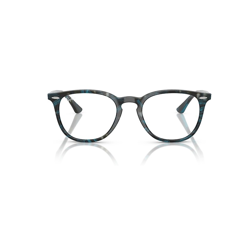 Ray Ban Rb7159 Optics  Transparent Fantasy Blau/grau Fassung Klar Glas Polarisiert 50-20 In Transparent Fantasy Blu&#47gray