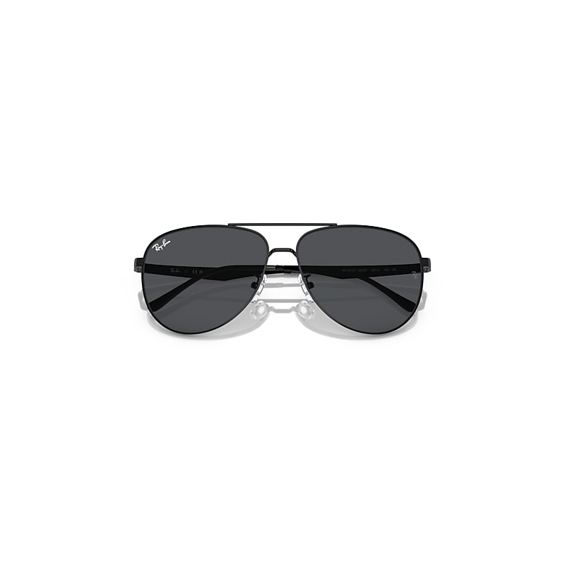 Ray Ban Rb3712d Sunglasses Black Frame Grey Lenses 62-14 | ModeSens