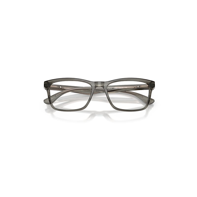 Ray Ban Rb5279 Optics Eyeglasses Striped Grey Frame Clear Lenses Polarized 55-18