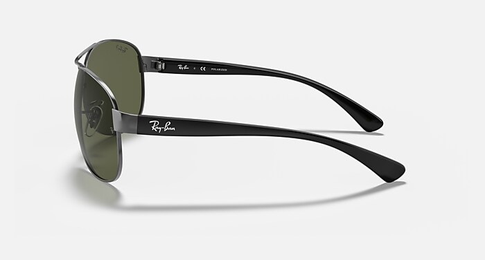 Ray-Ban Sunglasses Man Rb3386 - Gunmetal Frame Green Lenses 63-13 Polarized