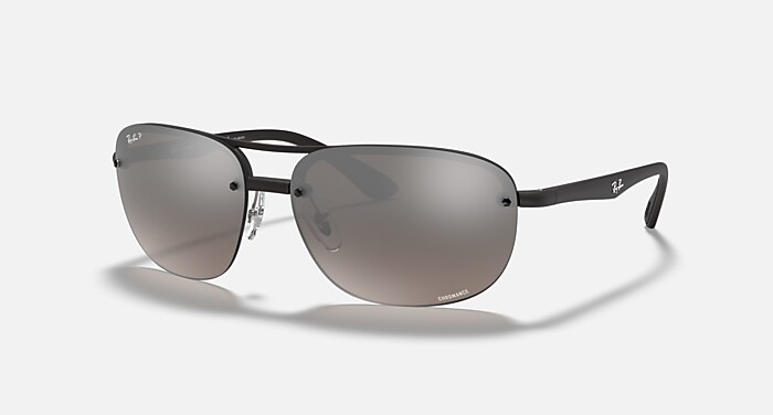 RB4275CH CHROMANCE Sunglasses in Black and Silver - RB4275CH | Ray 