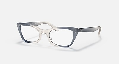 LADY BURBANK OPTICS Eyeglasses with Transparent Grey Frame 