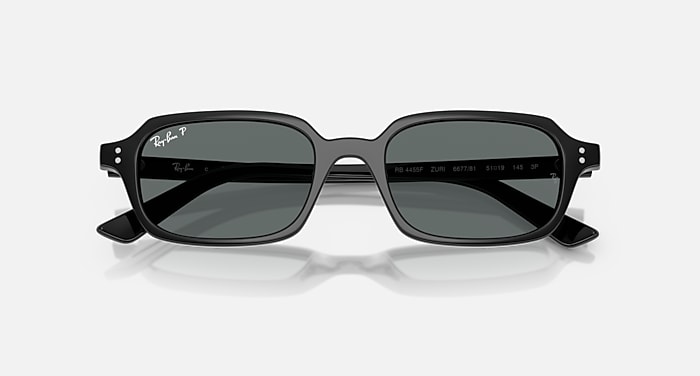 Ray-Ban Sunglasses Unisex Zuri Bio-based - Black Frame Grey Lenses 51-19 Polarized