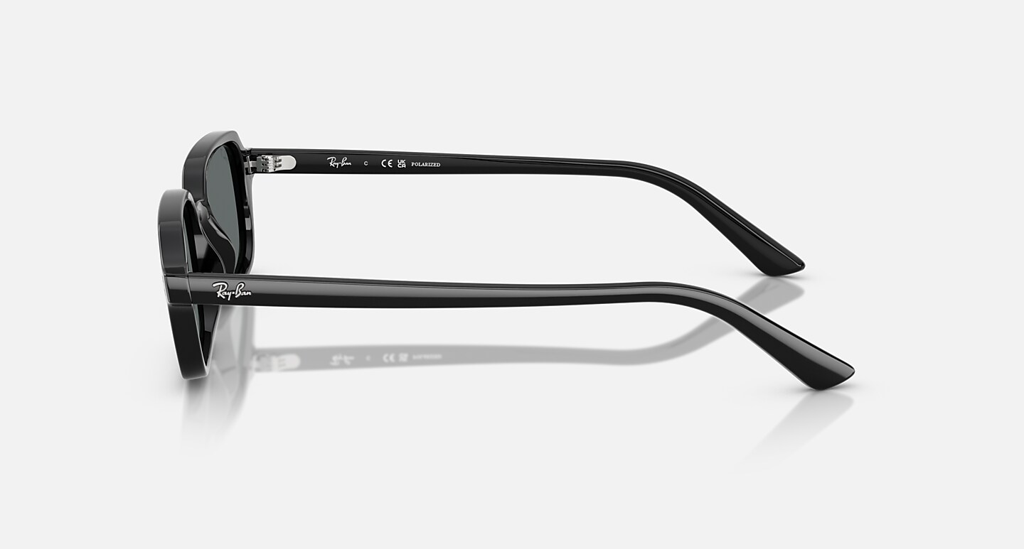 Ray-Ban Sunglasses Unisex Zuri Bio-based - Black Frame Grey Lenses 52-19 Polarized