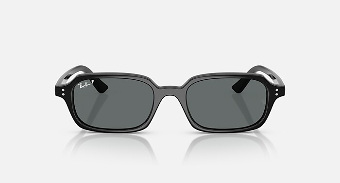 Ray-Ban Sunglasses Unisex Zuri Bio-based - Black Frame Grey Lenses 52-19 Polarized