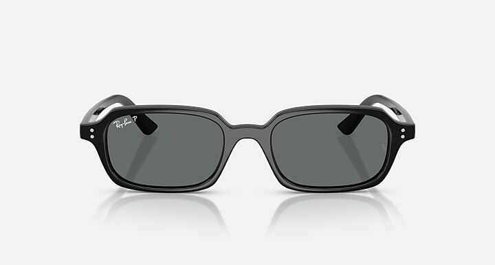 Ray-Ban Sunglasses Unisex Zuri Bio-based - Black Frame Grey Lenses 52-19 Polarized