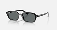 RayBan Black Dark Grey Polar Solid Color