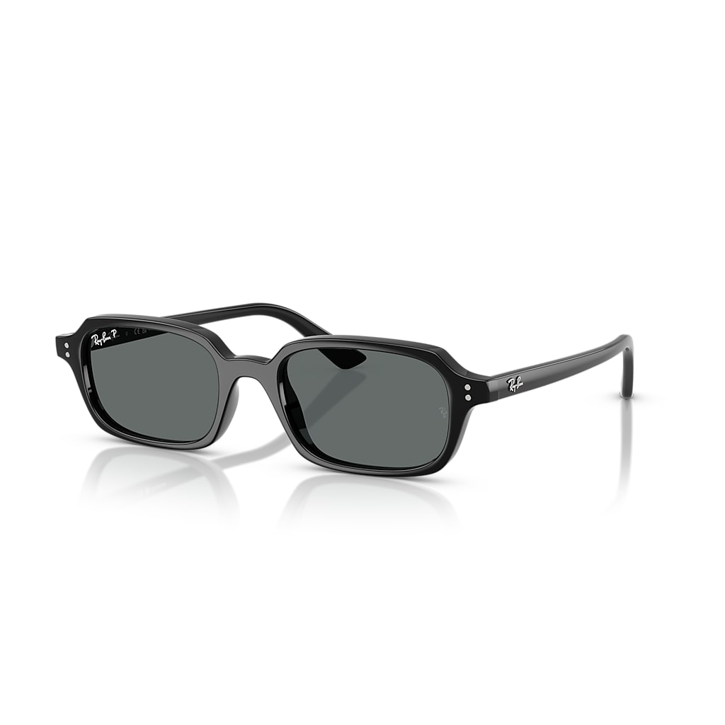 ZURI BIO-BASED Sunglasses in Black and Dark Grey Polar - RB4455