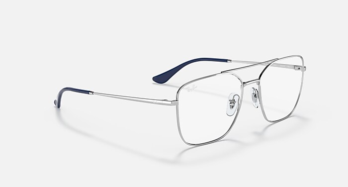 RB6450 OPTICS Eyeglasses with Silver Frame - RB6450 | Ray-Ban®