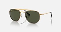 RayBan 金色 绿色 纯色